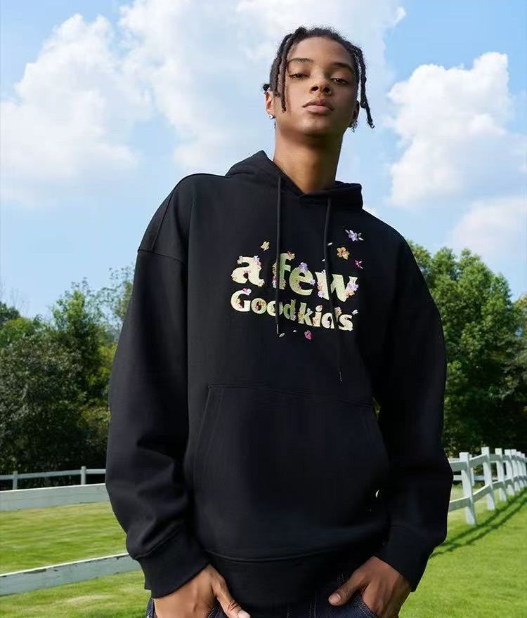 AFGK Butterfly Embroidered Hoodie