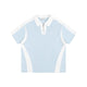 ATRY Logo Stitching POLO Zippr T-shirt