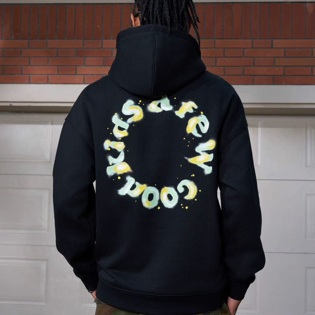 AFGK Hand-painted Smudged Starlight Hoodie