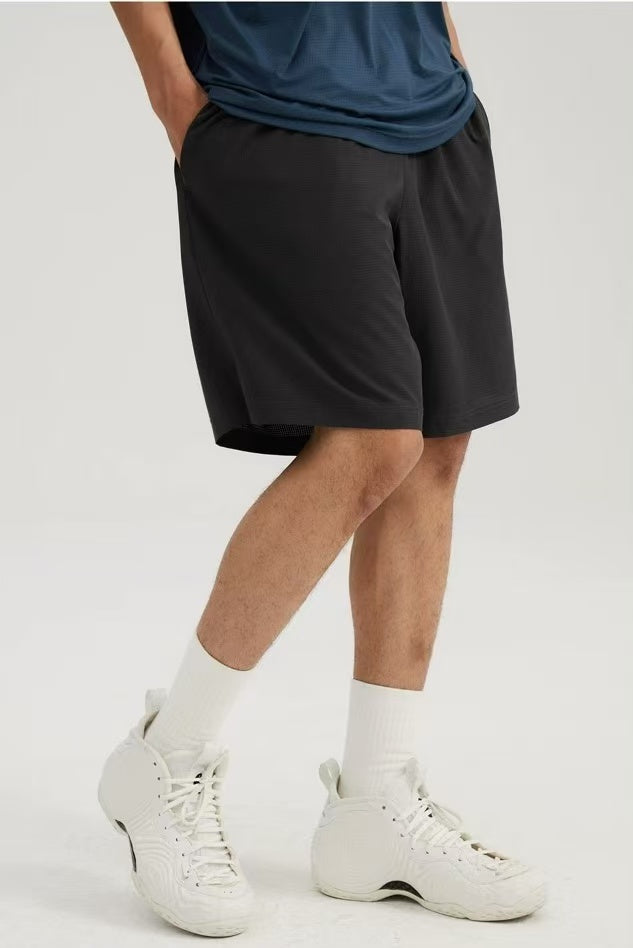 WASSUP Checkered Running Shorts