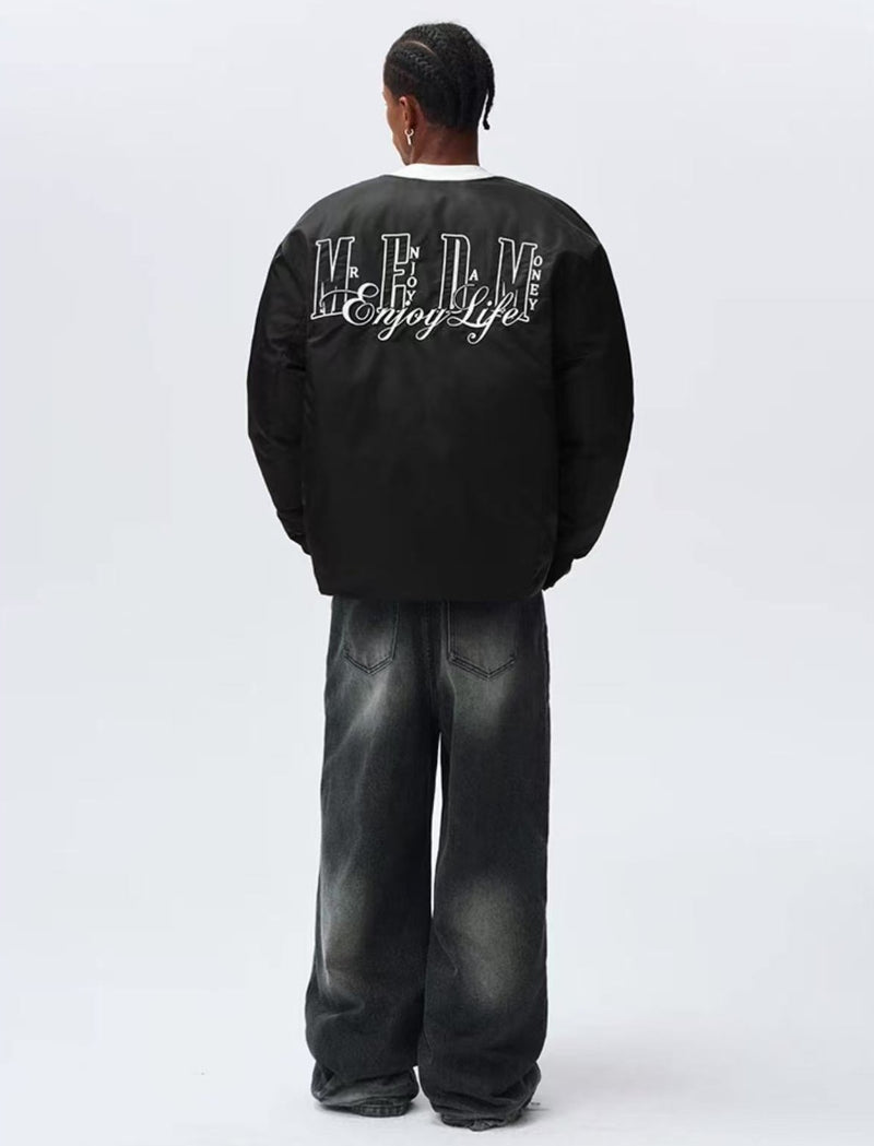 MEDM Cocoon Reversible Embroidered Down Jacket