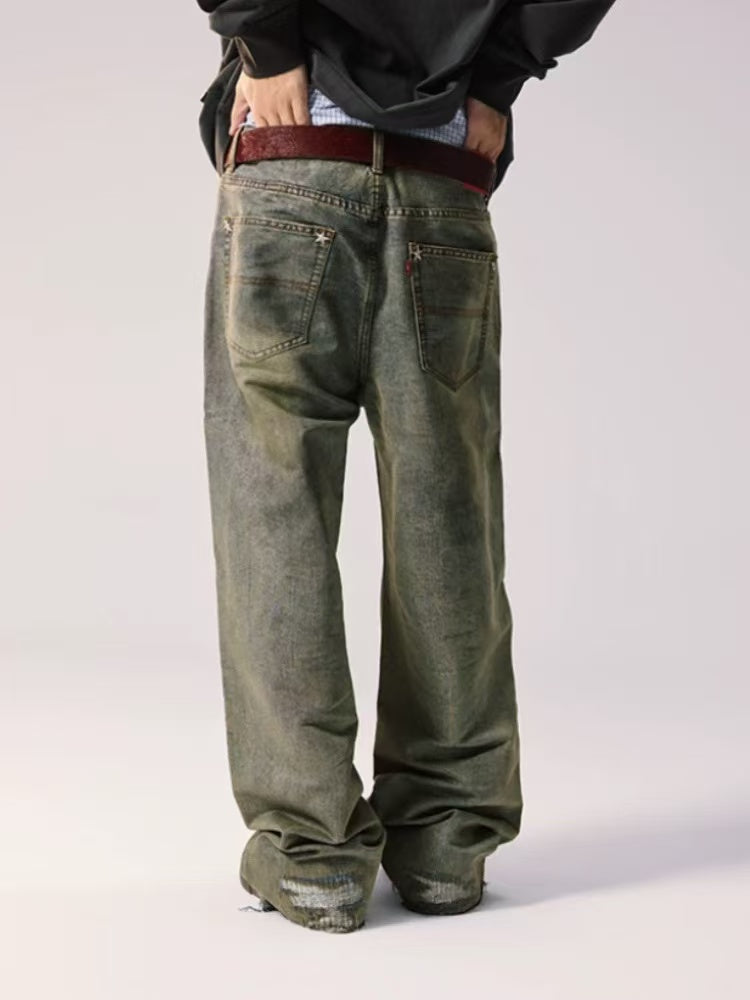 REMEDY Washed Baggy Jeans