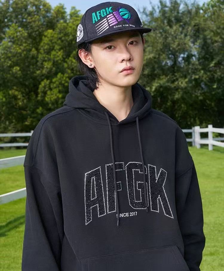 AFGK Raindrop Hot Diamond Logo Hoodie