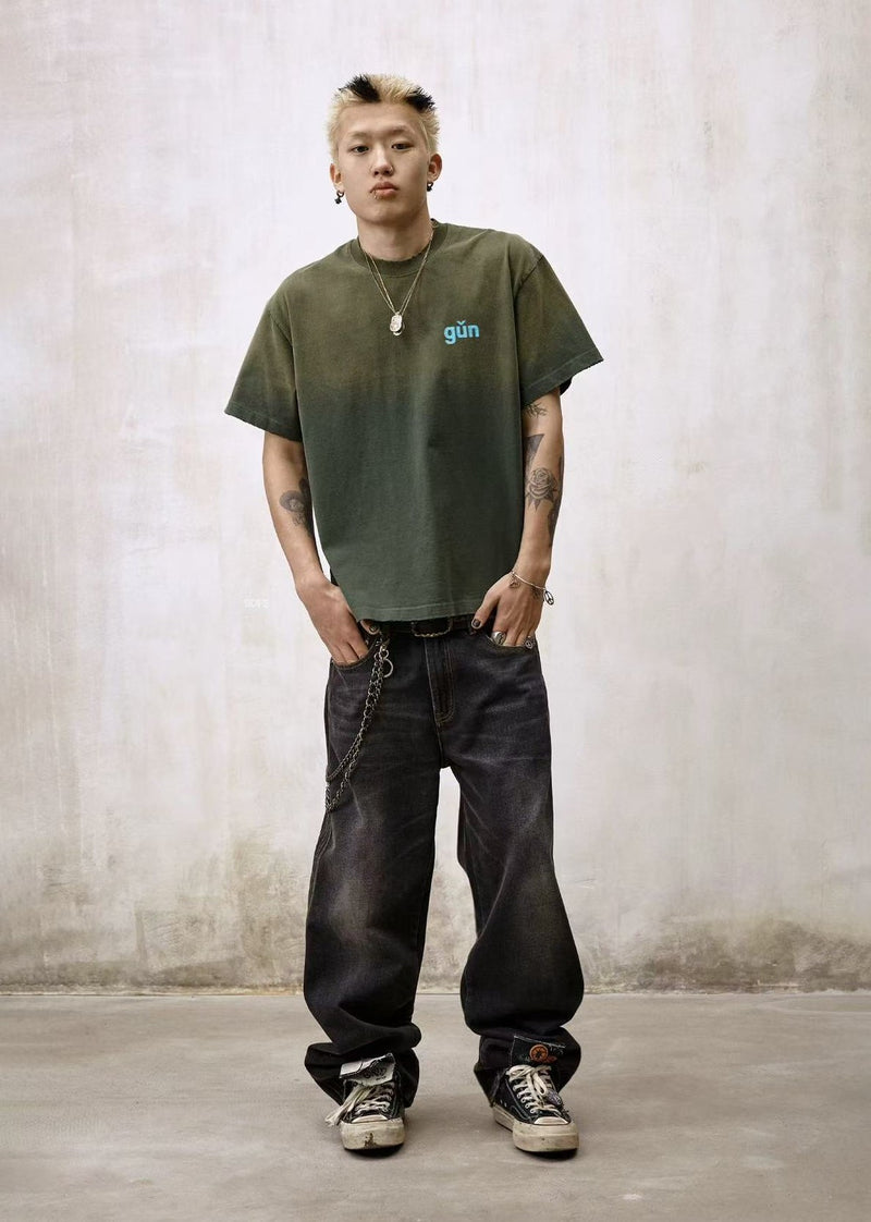 REMEDY Vintage High Street Washed Short-sleeved T-shirt