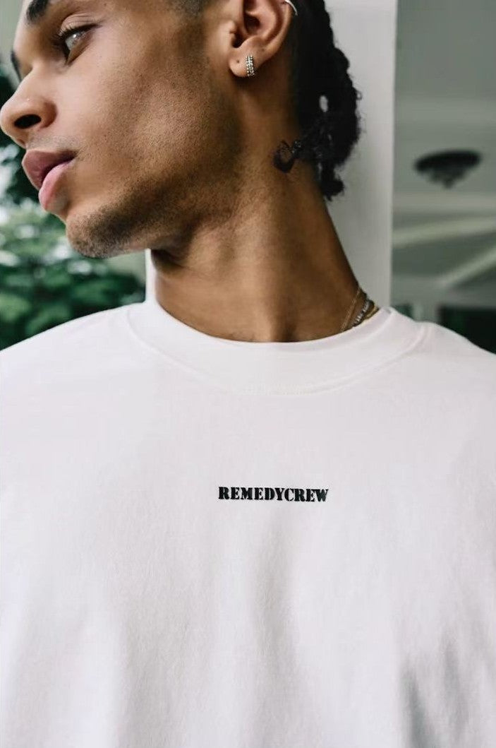 REMEDY Fake Two Piece Waffle Long-sleeve Tee