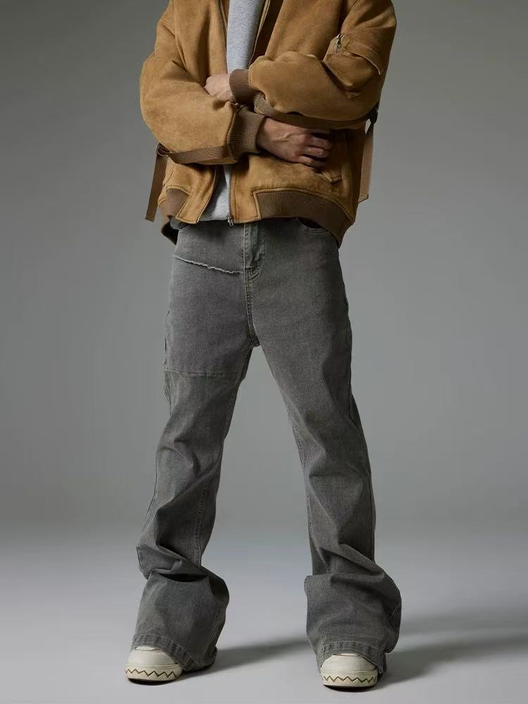 ACHOCK Smoke Gray Bootcut Jeans