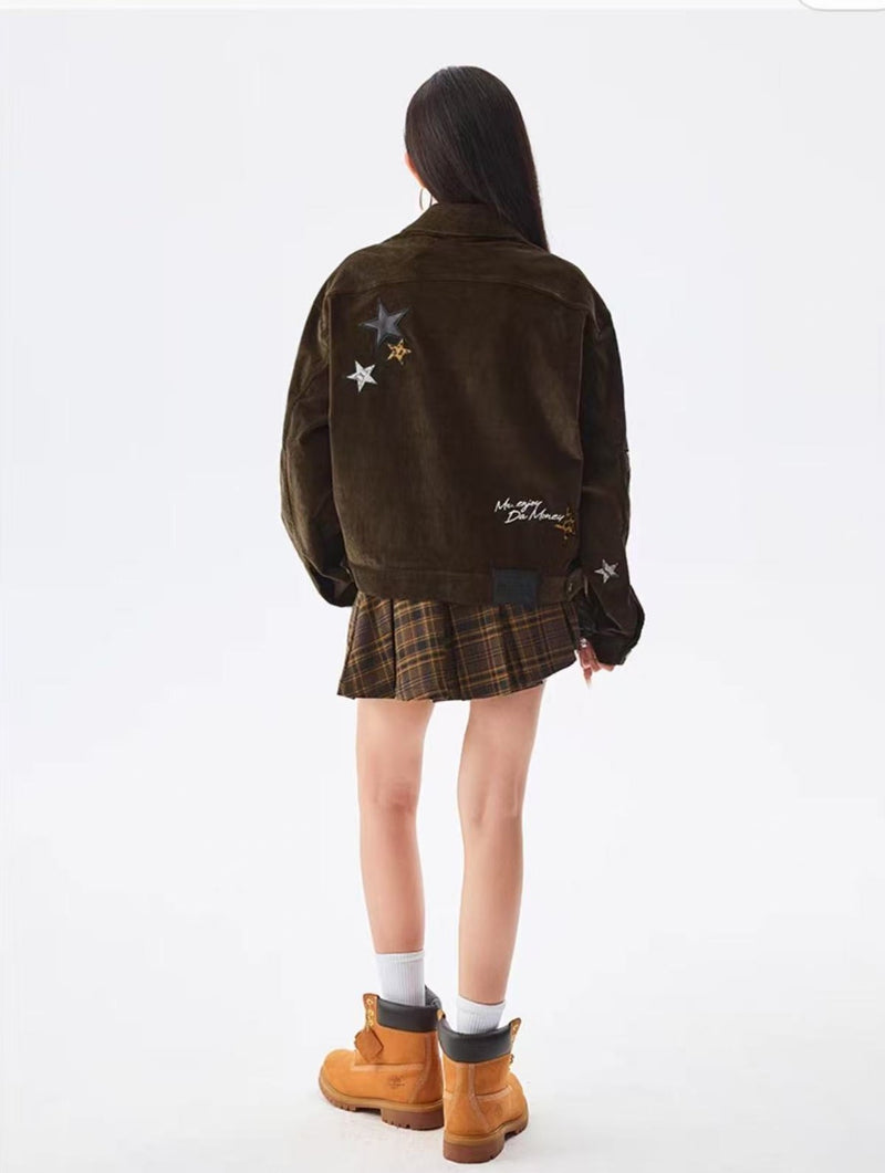 MEDM Star Patch Corduroy Jacket