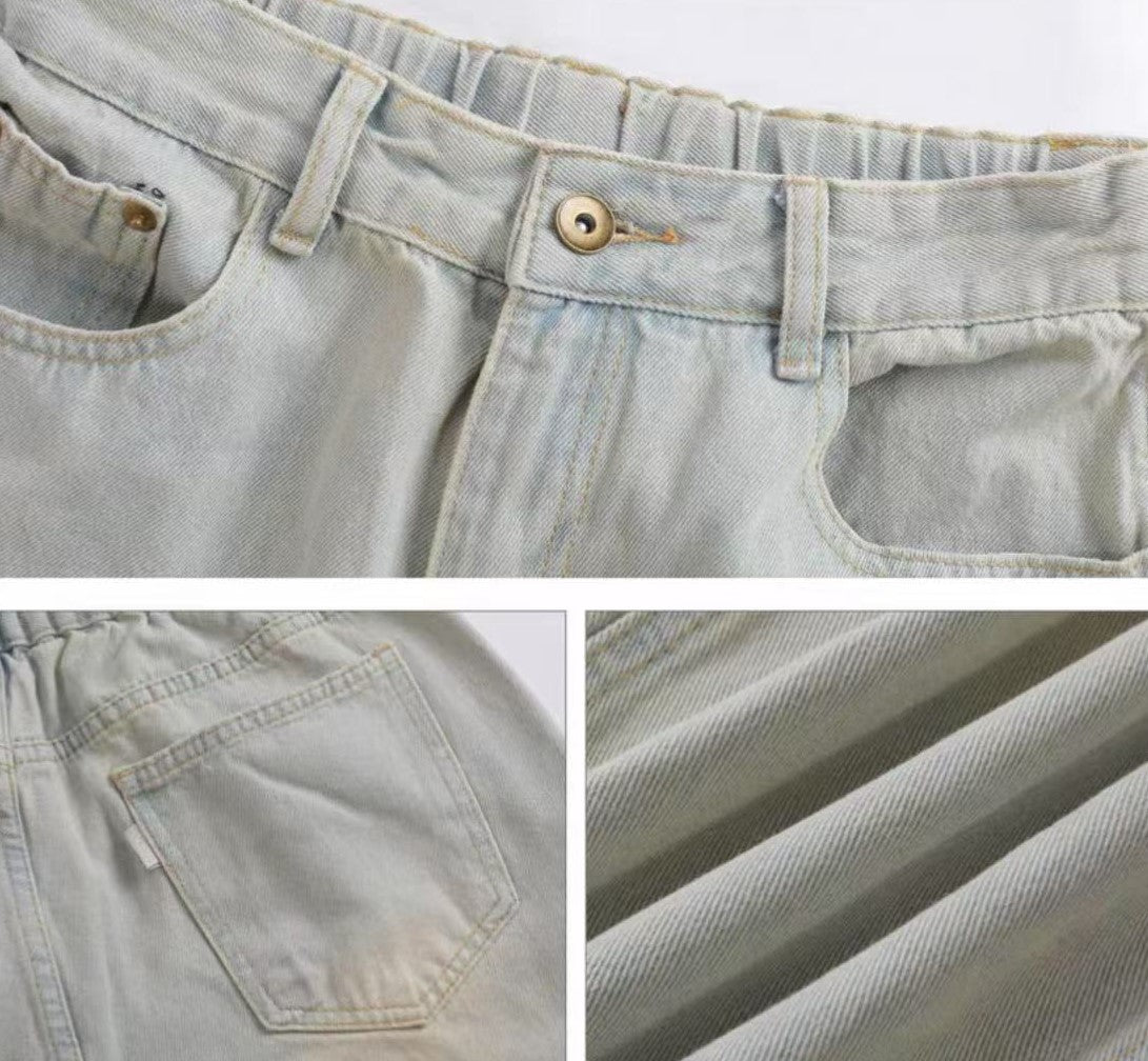 BIPOLAR Semi-elastic Straight-leg Jeans