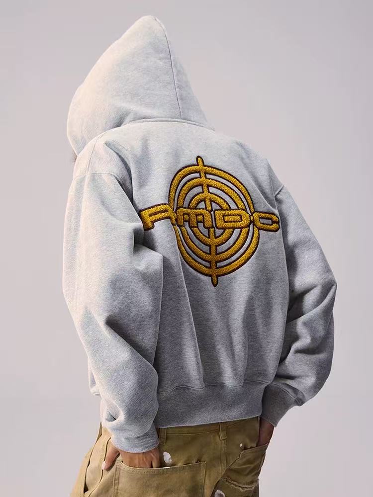 REMEDY Logo Towel Embroidered Hooded Sweatshirt