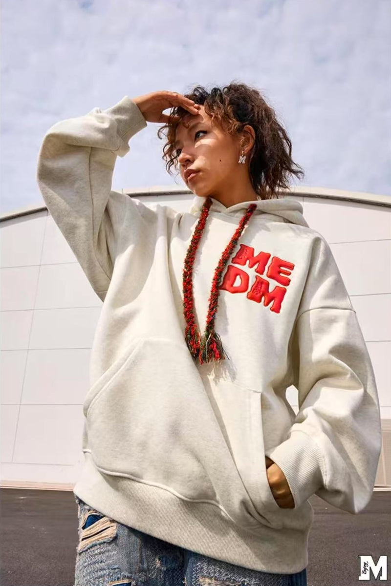 MEDM Woolen Drawstring Hoodie