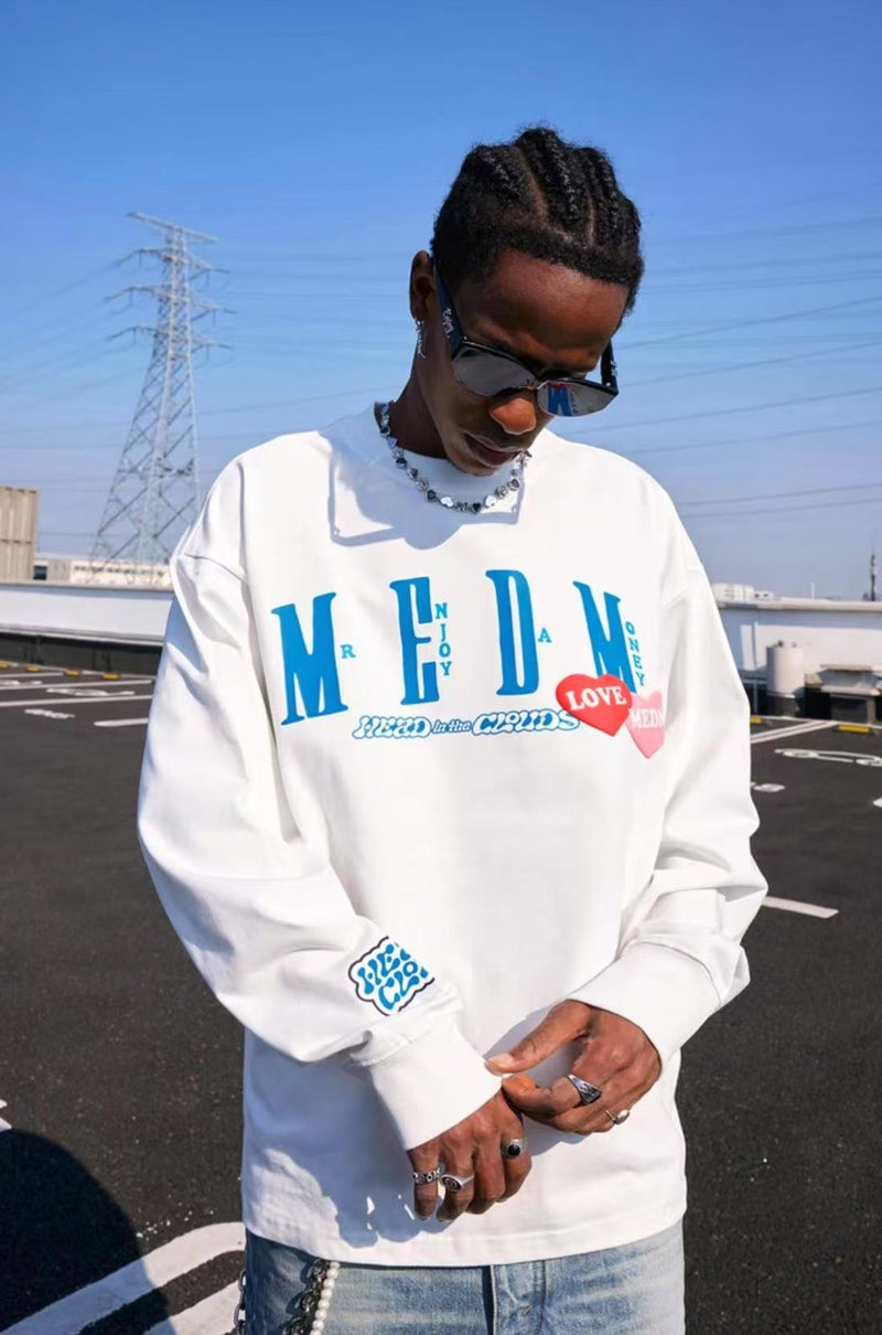 MEDMx88rising Co-branded Printed Long-sleeved T-shirt