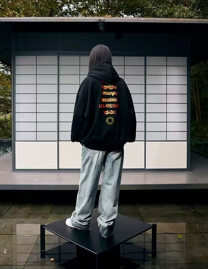 AFGK Cities slogan Foam Hoodie