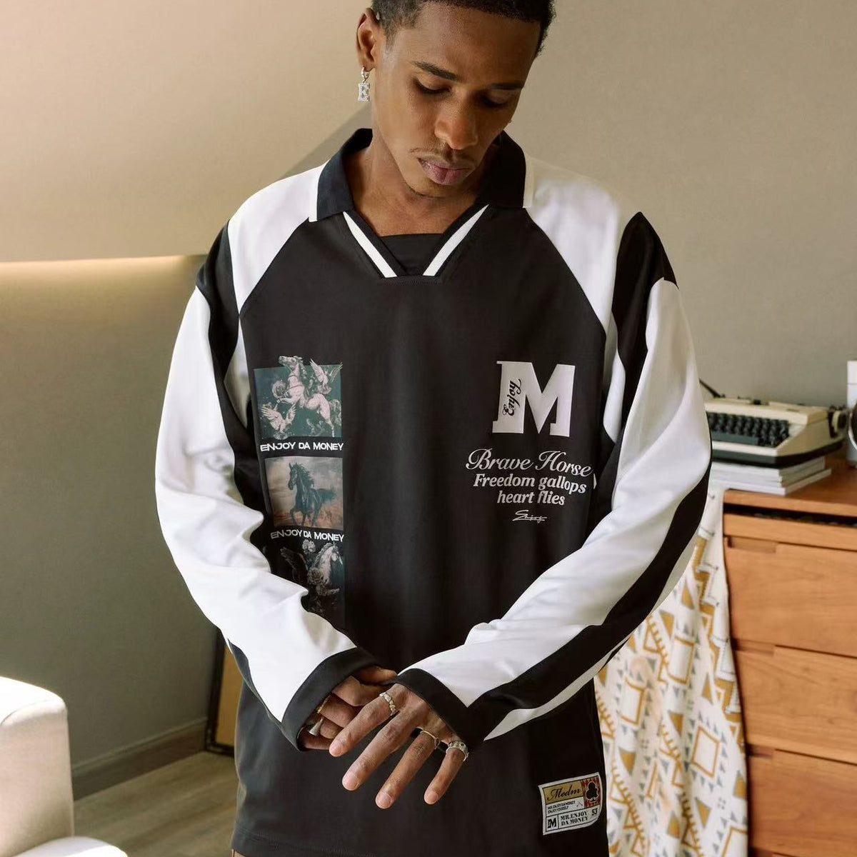 MEDM Pegasus Football Long-sleeve T-Shirt