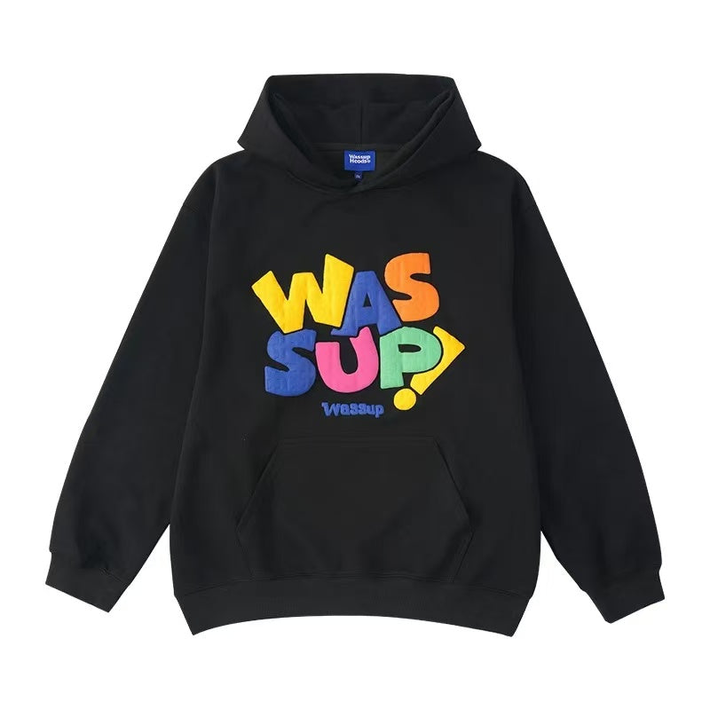 WASSUP Rainbow Printed Hoddie