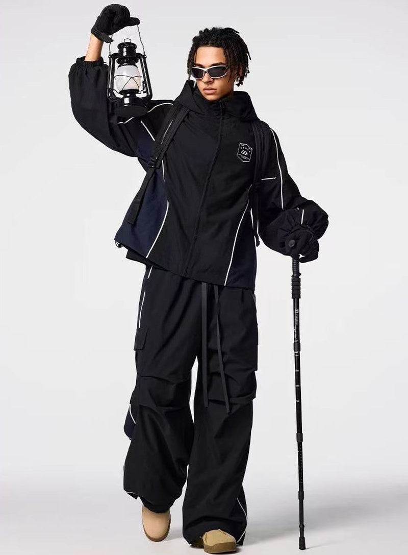 ACHOCK Vintage Outdoor Windproof Mountaineering Jacket