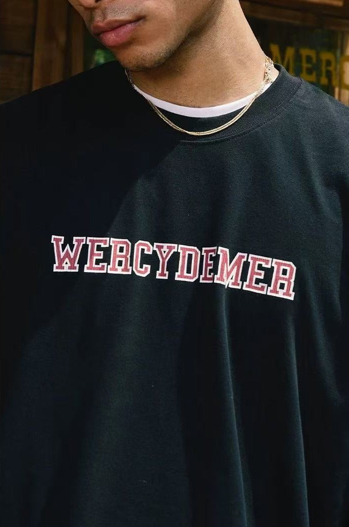 REMEDY 69 Cracked Print Long-sleeve Tee