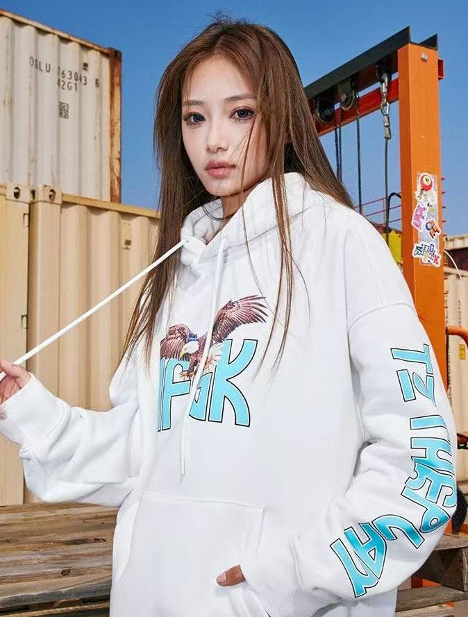 AFGK Eagle Printed Hoodie
