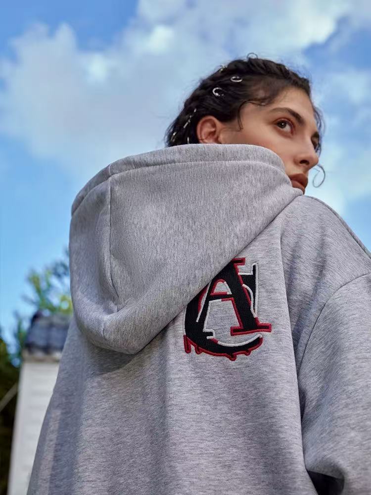 ACHOCK Embroidered Logo Cardigan Jacket