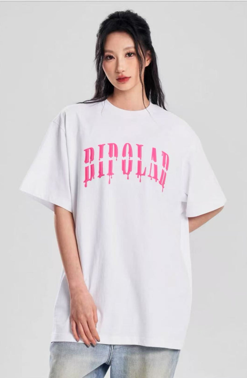 BIPOLAR Dissolved Hyphenation Niche Design T-shirt