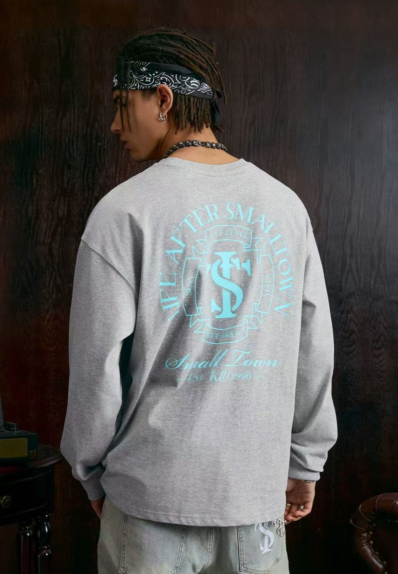 STK Vintage Logo Design Long-Sleeve T-Shirt