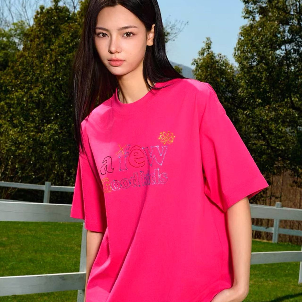 AFGK Neon Star Hot Diamond T-shirt