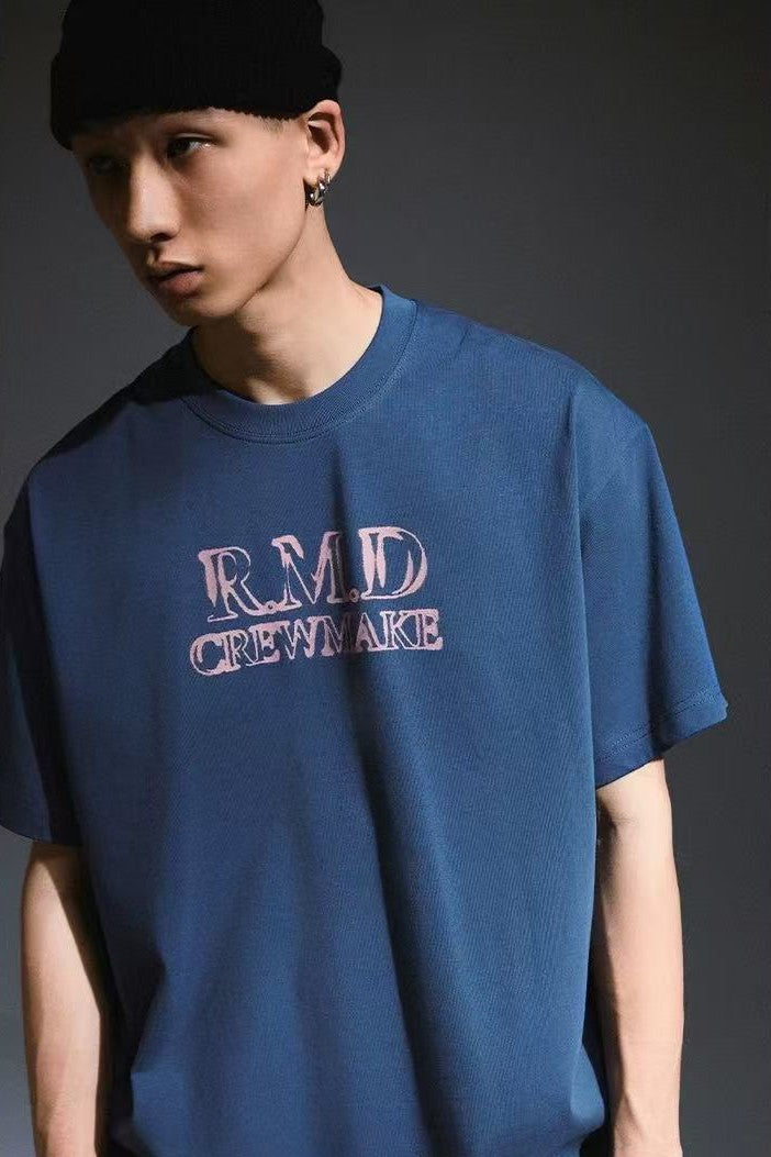 REMEDY Letter Print Short-sleeve T-shirt