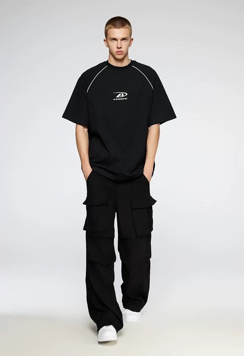ACHOCK Patchwork Design T-shirt