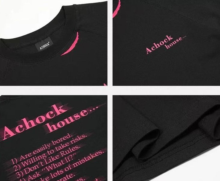 ACHOCK Phantom Logo Print Long-sleeve Tee