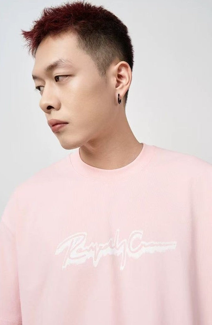 REMEDY Letter Print Short-sleeve T-shirt