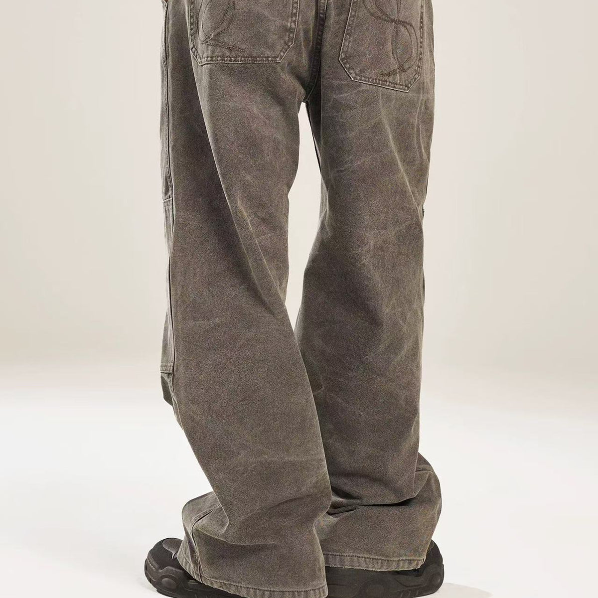 BIPOLAR Water Ripple Overalls Trousers