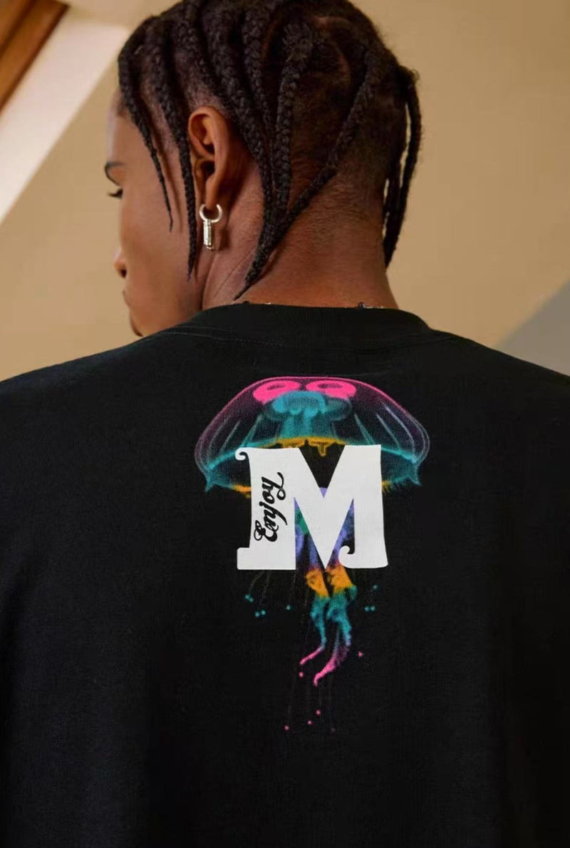 MEDM Gradient Jellyfish Short-sleeved T-shirt