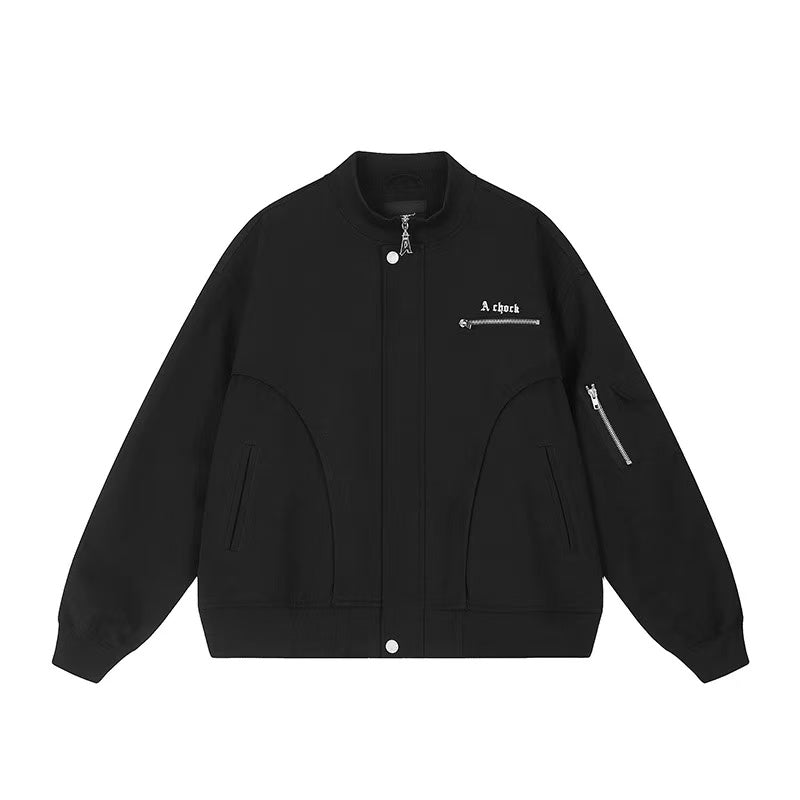 ACHOCK High Street Zippered Logo Jacket