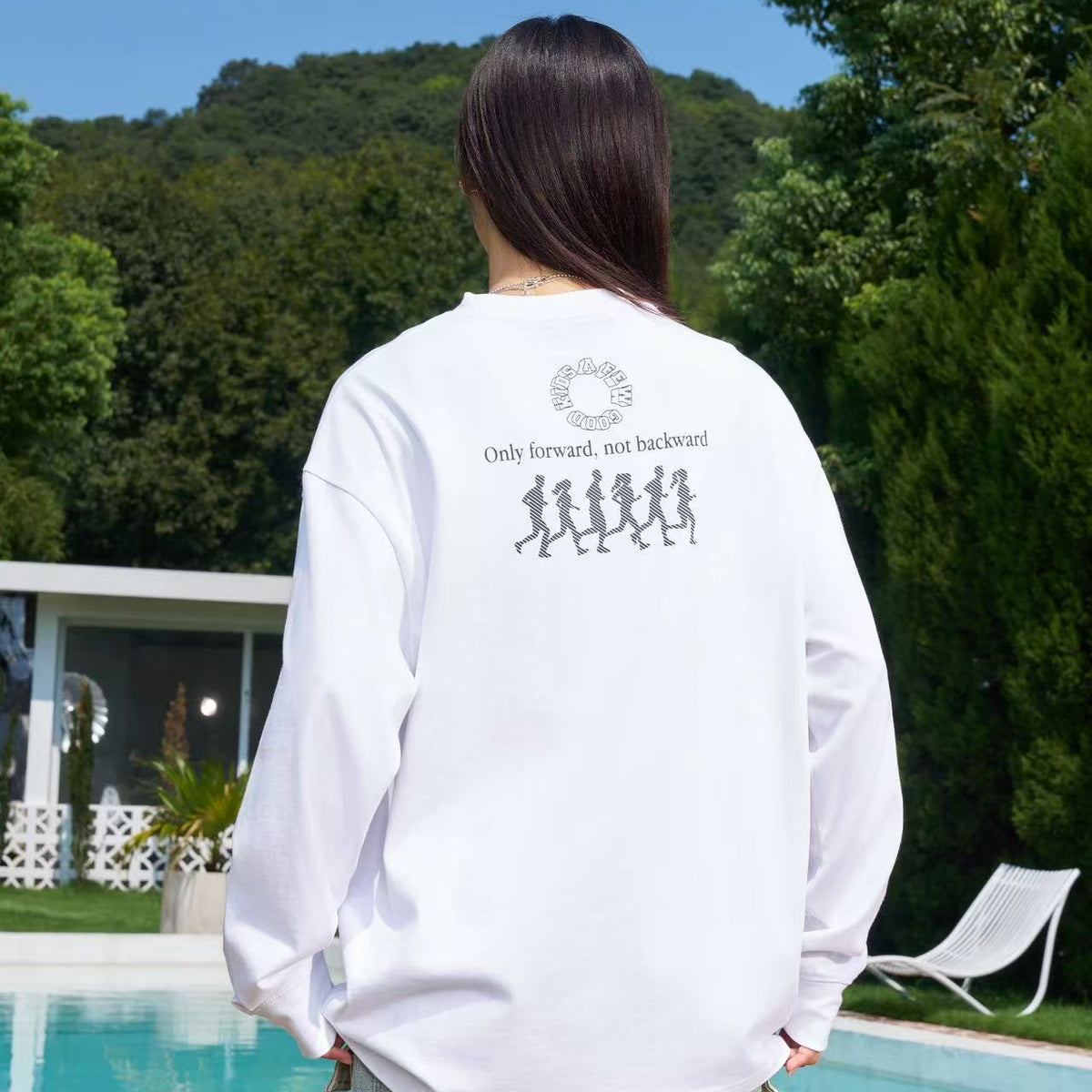 AFGK No command Z Washed Long-sleeved T-shirt