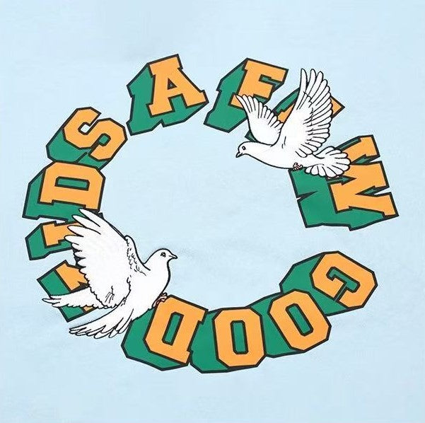 AFGK Peace Dove Embroidered hoodie