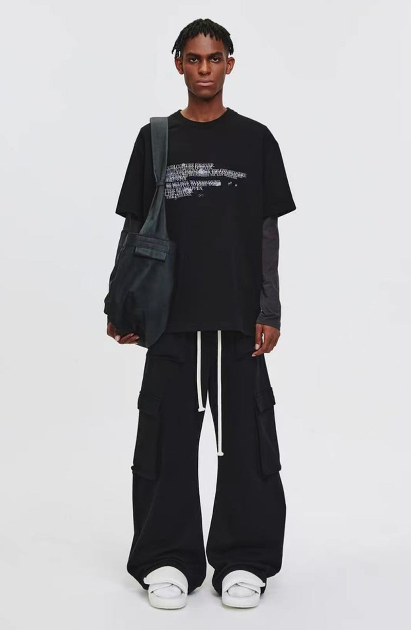 ATRY Phantom Overlapping Letters T-Shirt