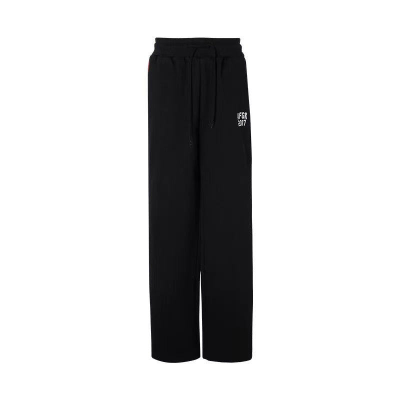 AFGK Loose and Versatile Color Block Casual Trousers
