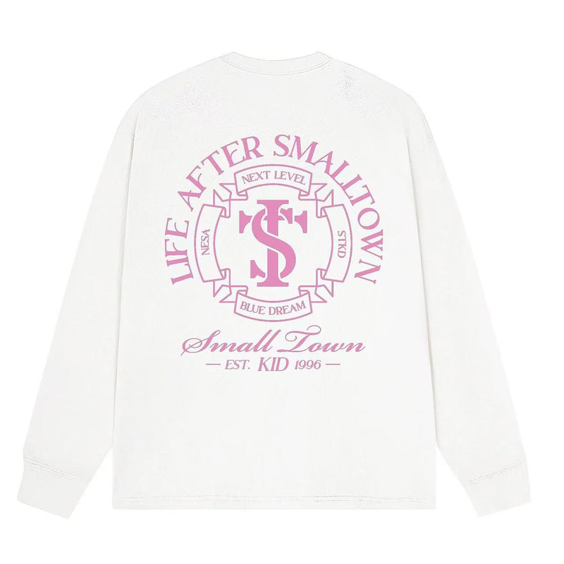 STK Vintage Logo Design Long-Sleeve T-Shirt