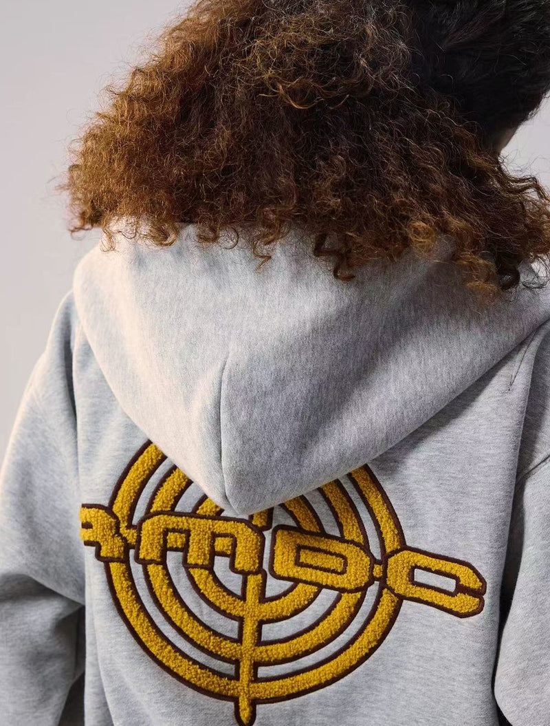 REMEDY Logo Towel Embroidered Hooded Sweatshirt