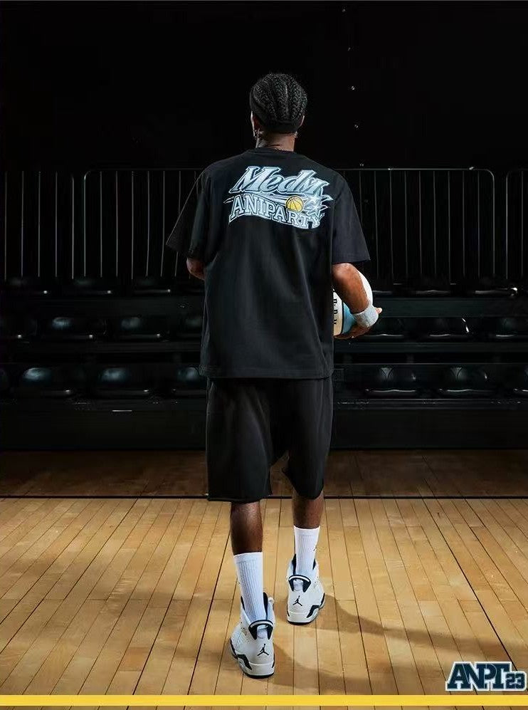 MEDMxANPT Logo Print Short-sleeved T-shirt