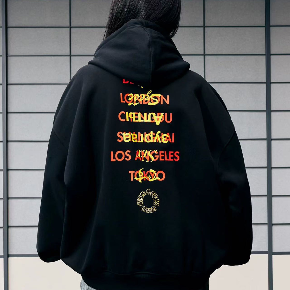 AFGK Cities slogan Foam Hoodie