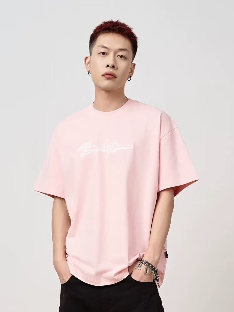 REMEDY Letter Print Short-sleeve T-shirt