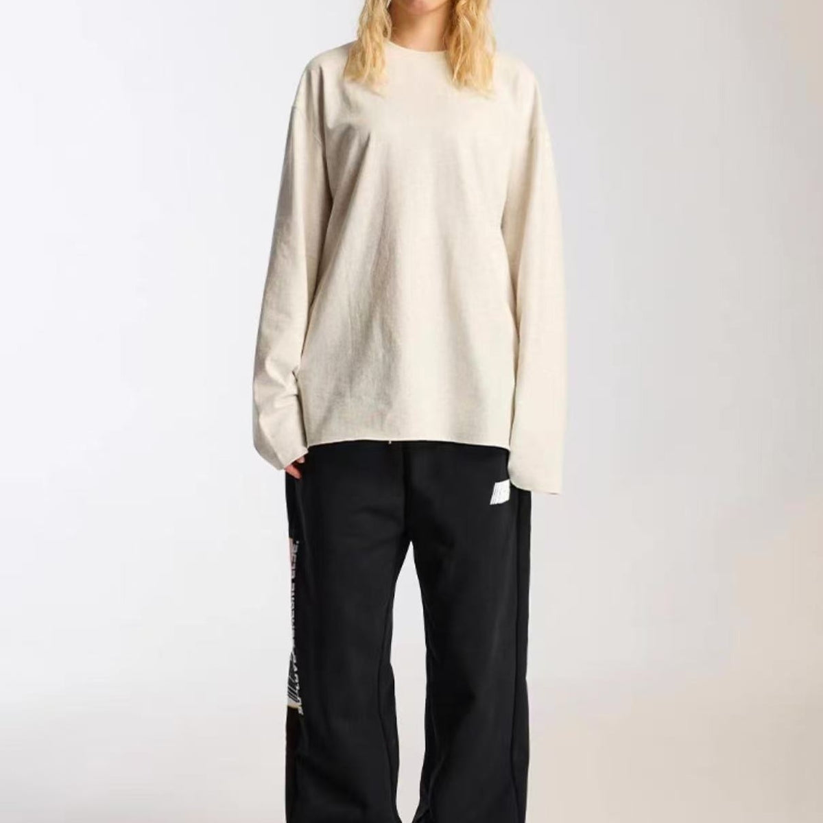ICONSLAB Side Seam Flag Foam Printed Trousers