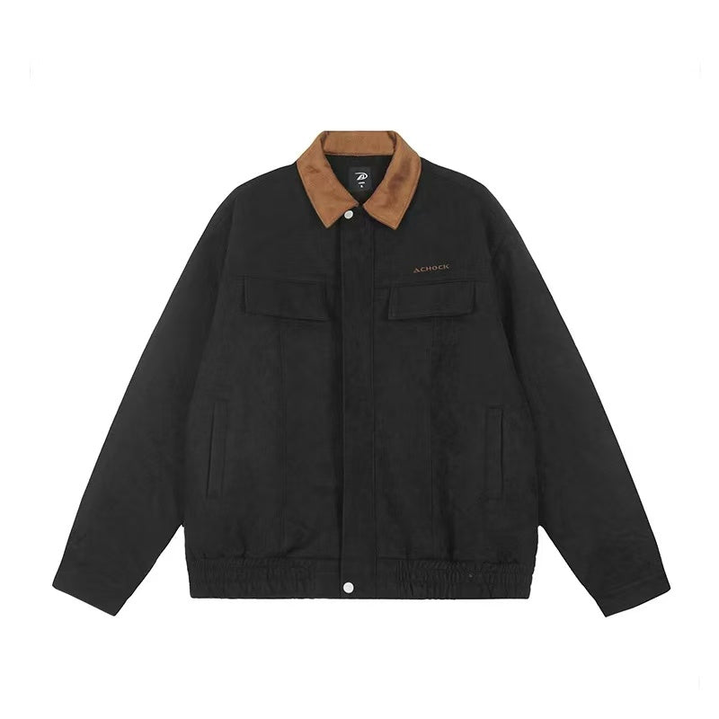 ACHOCK Logo Suede Jacket