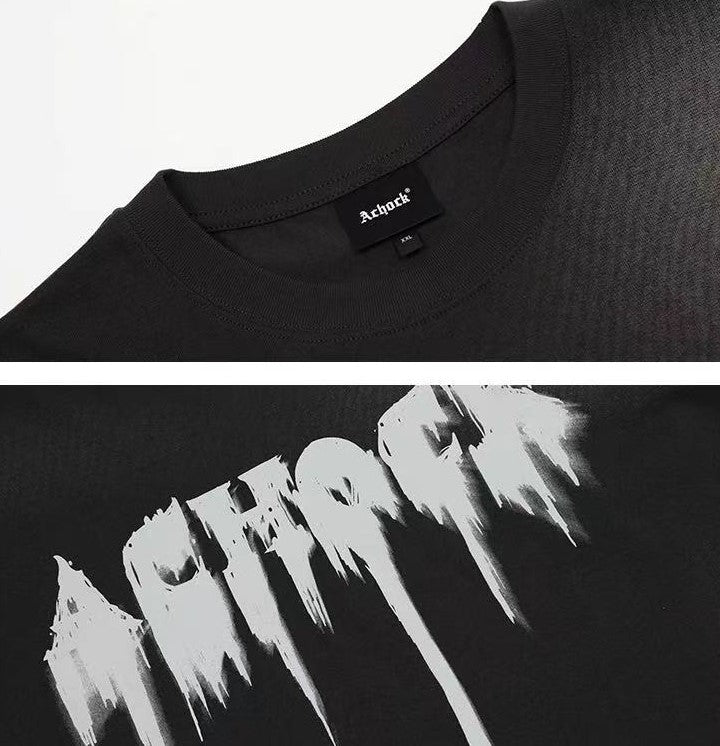 ACHOCK Phantom Logo Print Short-sleeves T-shirts