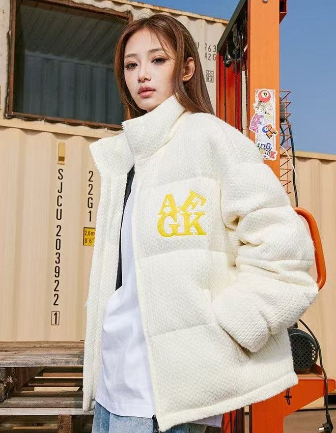 AFGK Letter LOGO Embroidered Jacket