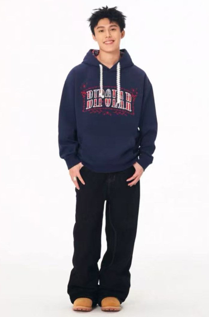 BIPOLAR Plaid Star Hoodie