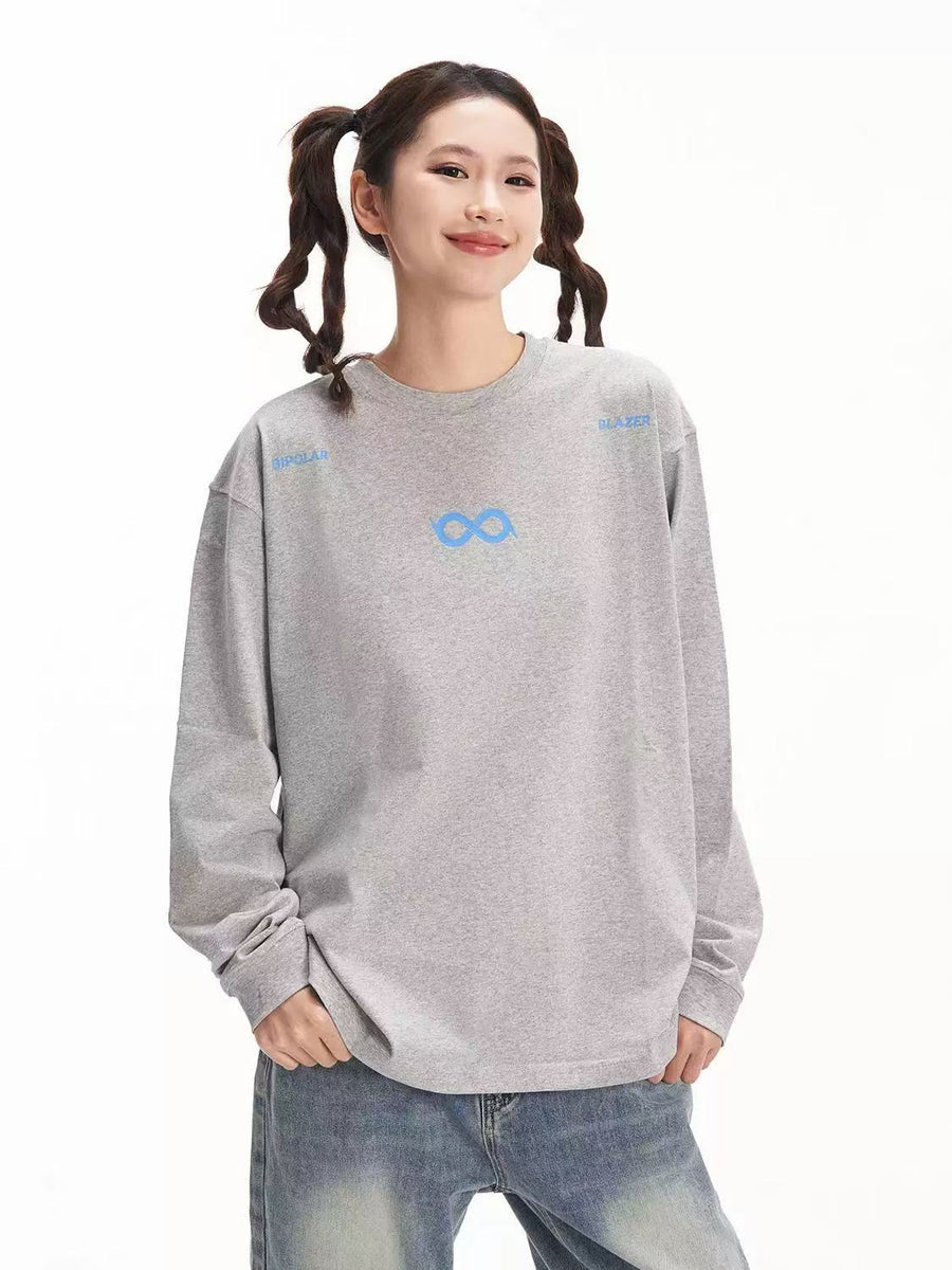 BIPOLAR Offset Long-sleeve T-shirts
