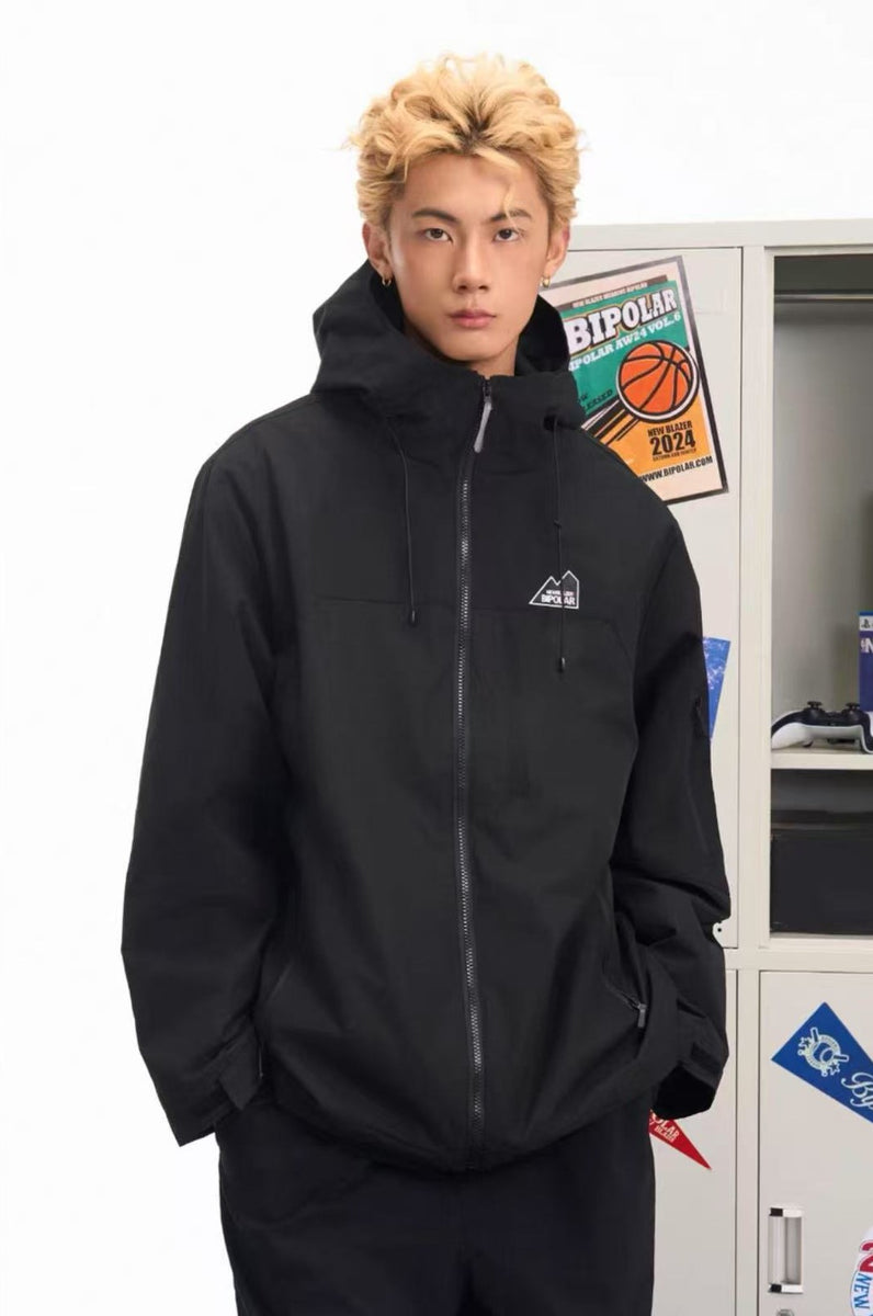 BIPOLAR Outdoor Casual Contrast Color Jacket