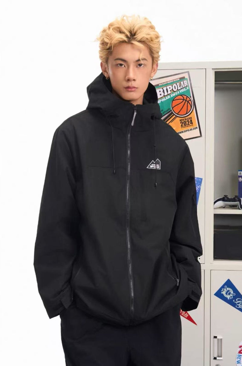 BIPOLAR Outdoor Casual Contrast Color Jacket