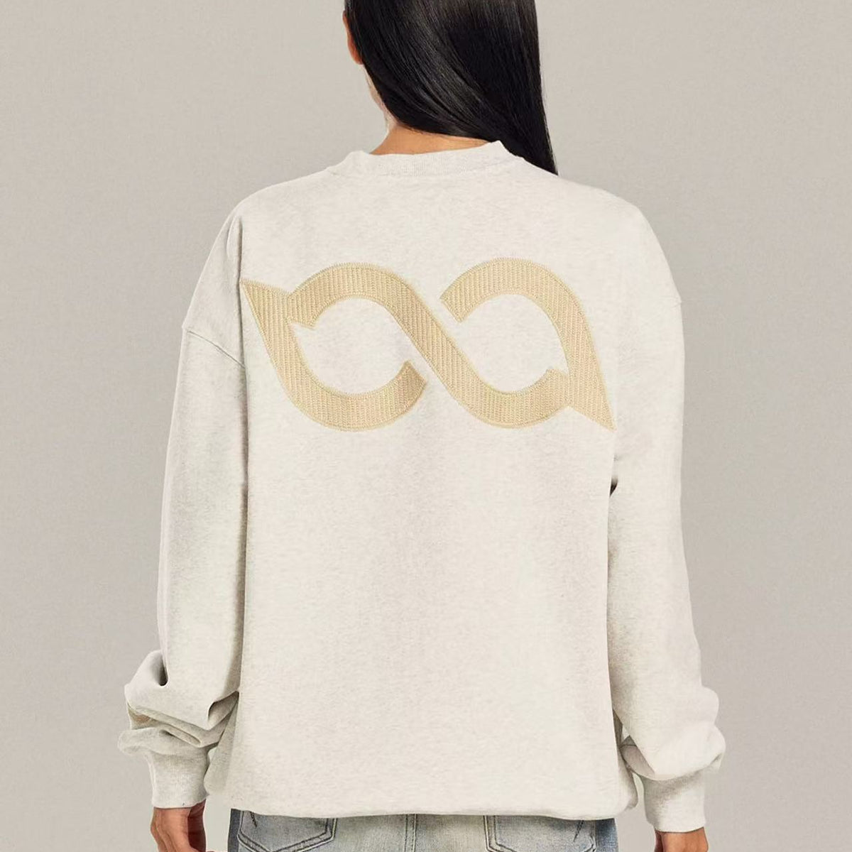 BIPOLAR Four-pointed Star Chain Sweatshirt